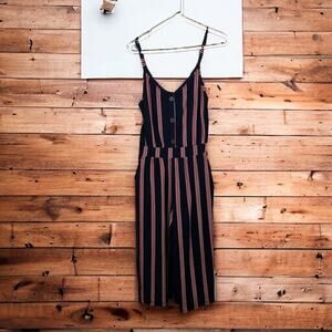 Bobbie Brooke Womens medium Blue and Red Jumpsuit spaghetti strap
